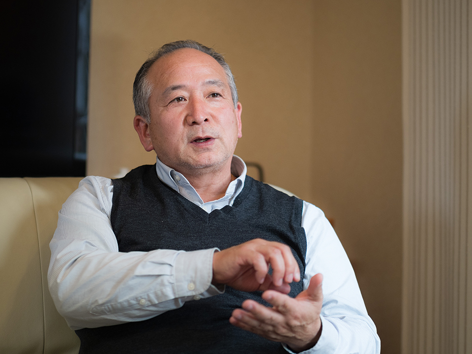 写真：現社長・土屋隆幸